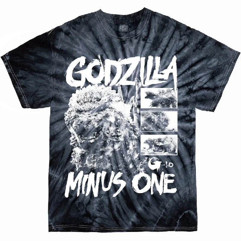 Comfortable Outfit For Women GODZILLA MINUS ONE: PAIN - TIE-DYE T-SHIRT (DEEP OCEAN VARIANT)