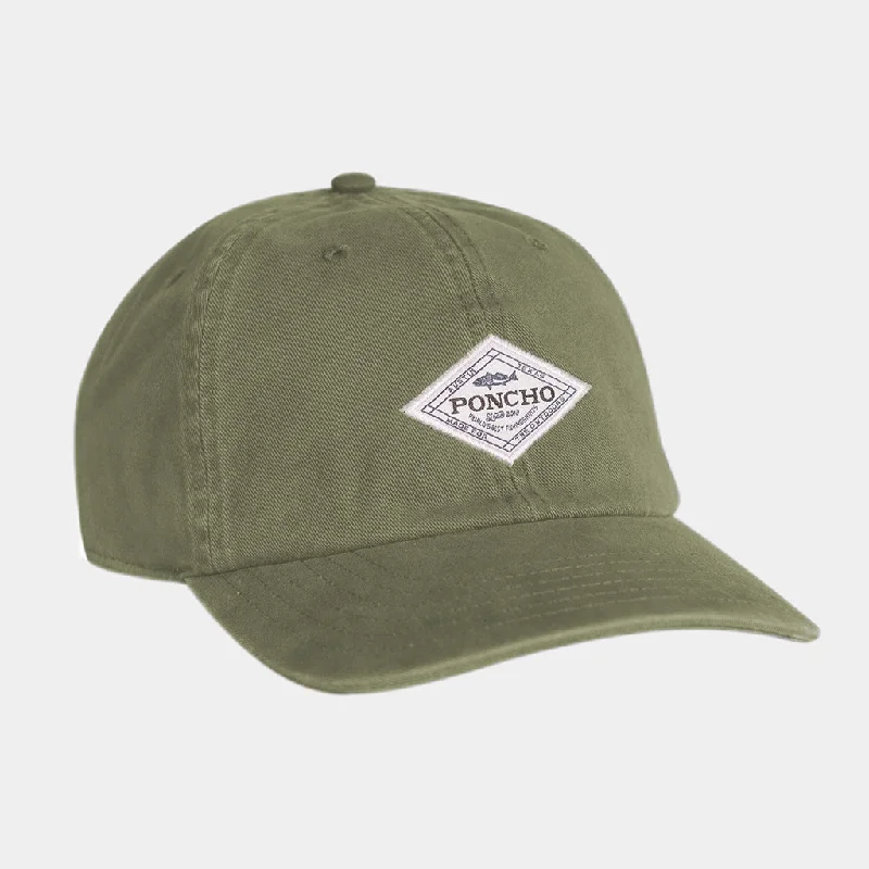 Fast Fashion Favorites Olive Diamond Patch Hat