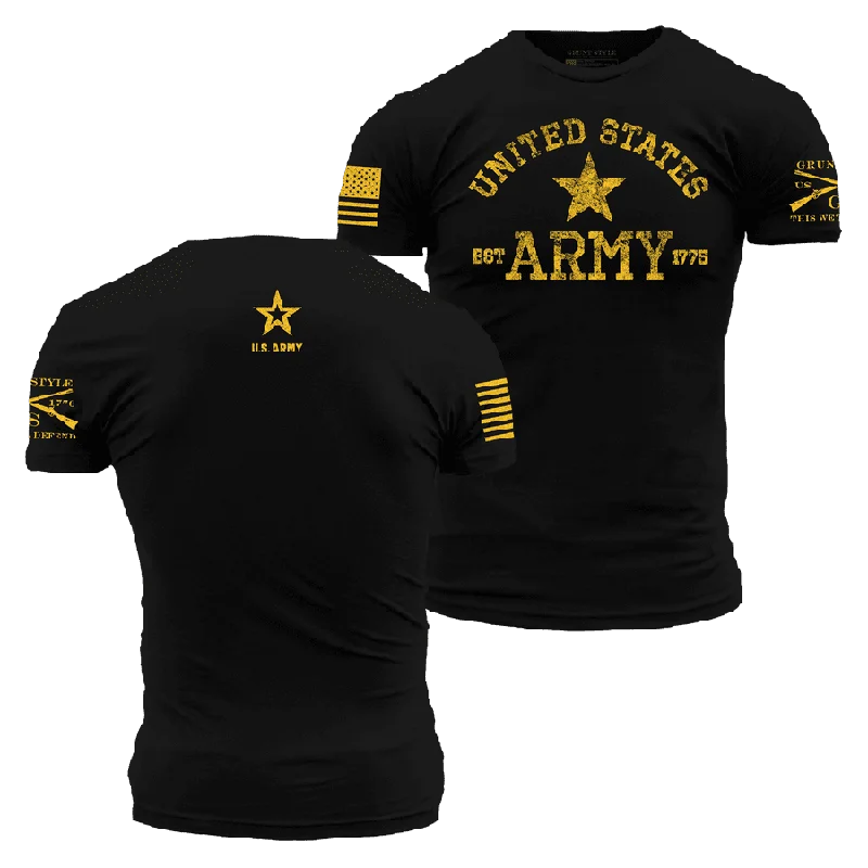 Chic Style Discounts Army Est. 1775 T-Shirt - Black