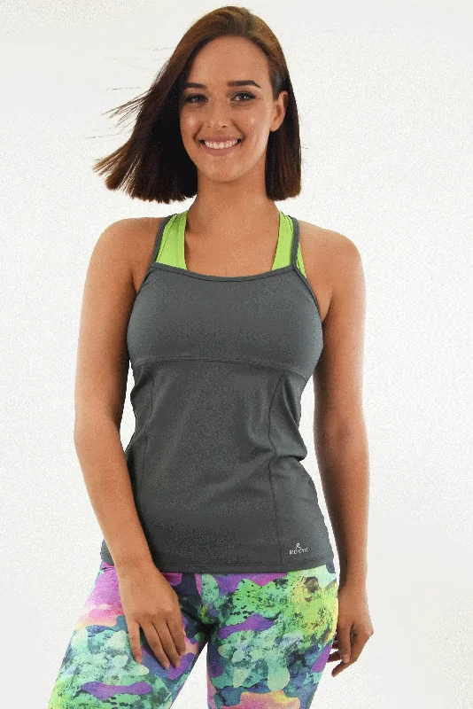 Women's Workout Garments Paola Tank Grey