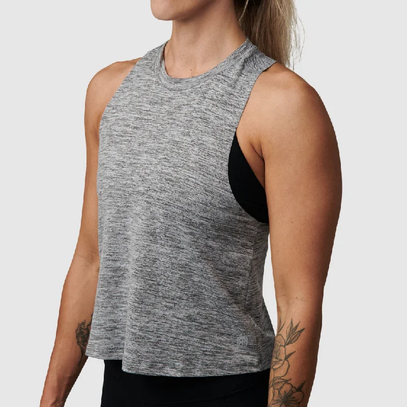 Don't Miss Out Elevate Crop 2.0 (Heather Grey)