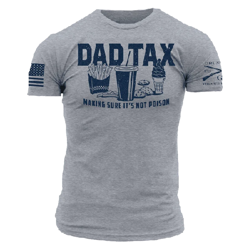 Women's High-Fashion Attire Dad Tax T-Shirt - Dark Heather Gray