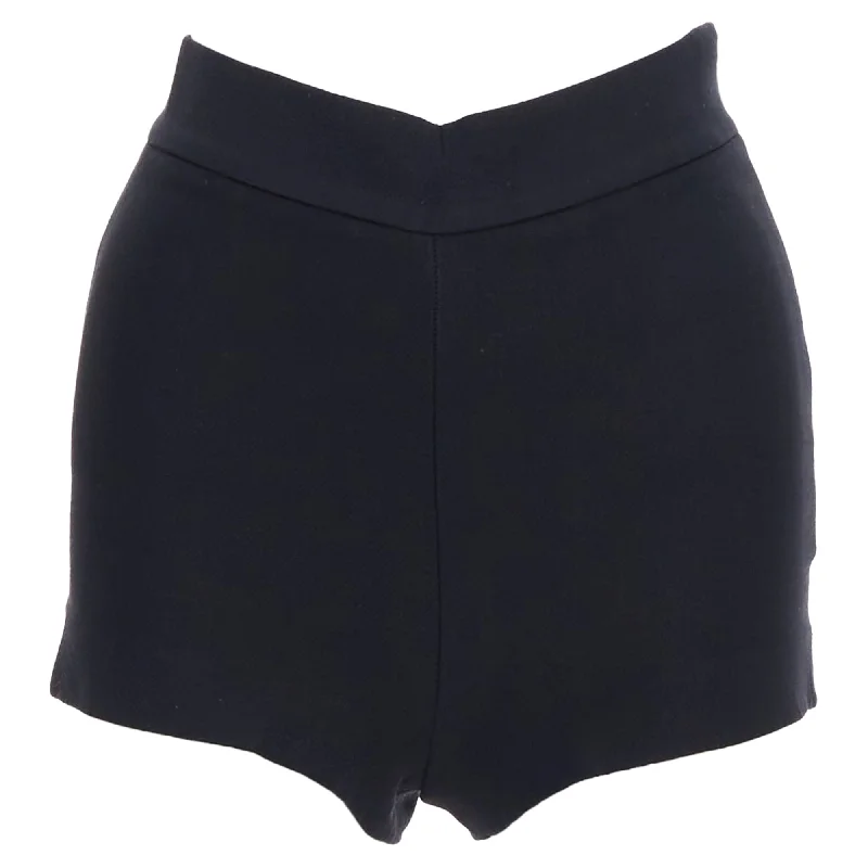 Sale Event, Prices Rock Christian Dior Wool Silk Crepe Back Darted High Waisted Shorts