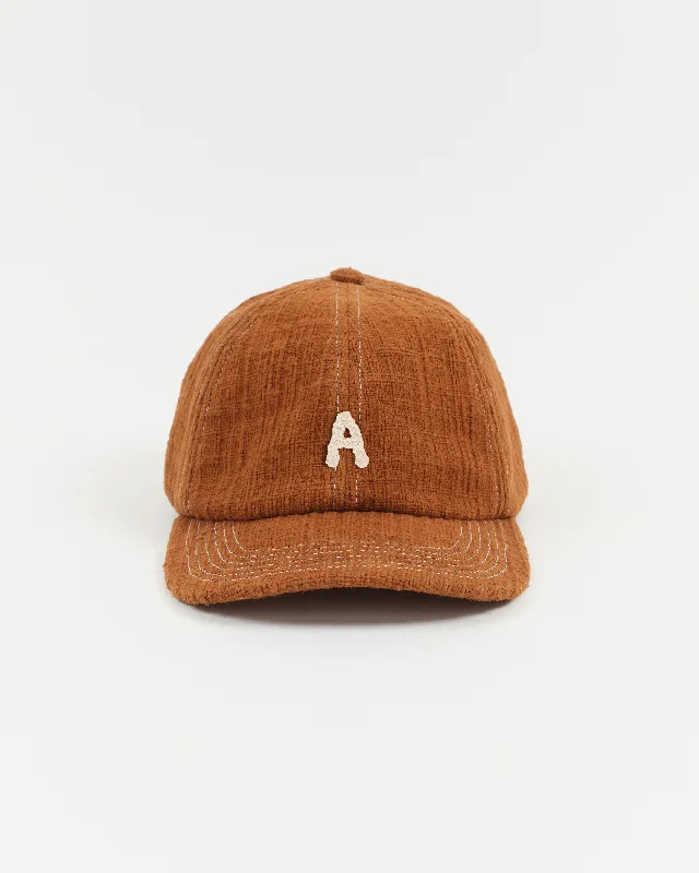 Women's Comfortable Clothes For Weekends Custom Baseball Cap - Brown Handloom