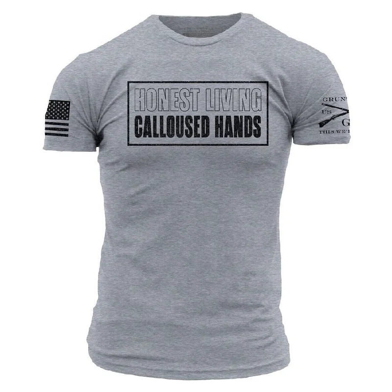 Women's Activewear Apparel Calloused Hands T-Shirt - Dark Heather Gray