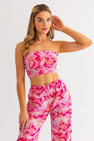 Final Sale Moving and Grooving Crop Top - Final Sale