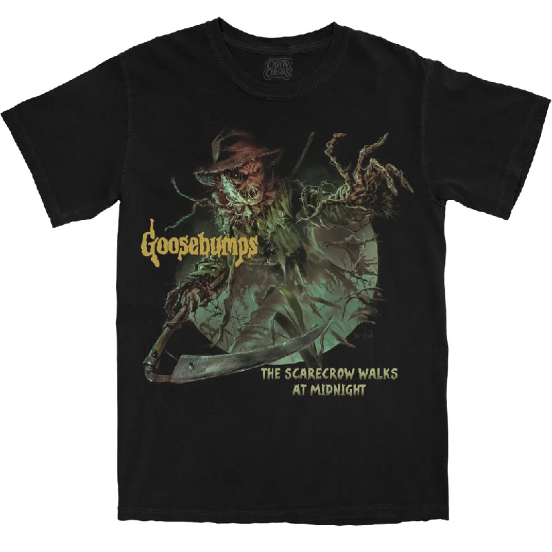 Unleash Your Trend Driven Style GOOSEBUMPS: THE SCARECROW WALKS AT MIDNIGHT - T-SHIRT (COMFORT COLORS)