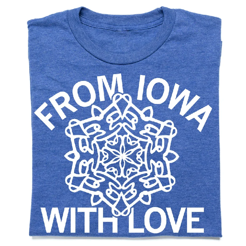 Stylish Outerwear Clothes For Women Snowflakes: From Iowa With Love