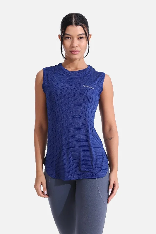 Women's Vintage-Inspired Clothing Bellwether Blue LiteRun Sleeveless Tee