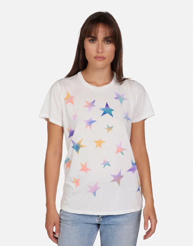 Women's Luxury Attire Wolf Rainbow Stars