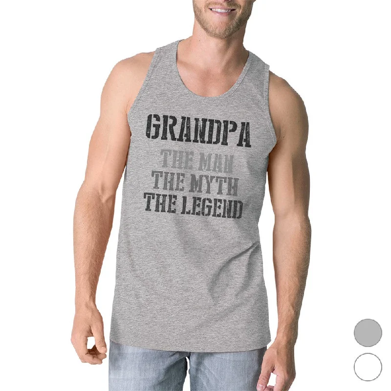 Women's Night-Out Clothes Legend Grandpa Mens Cute Funny Family Day Sleeveless Top Best Gift