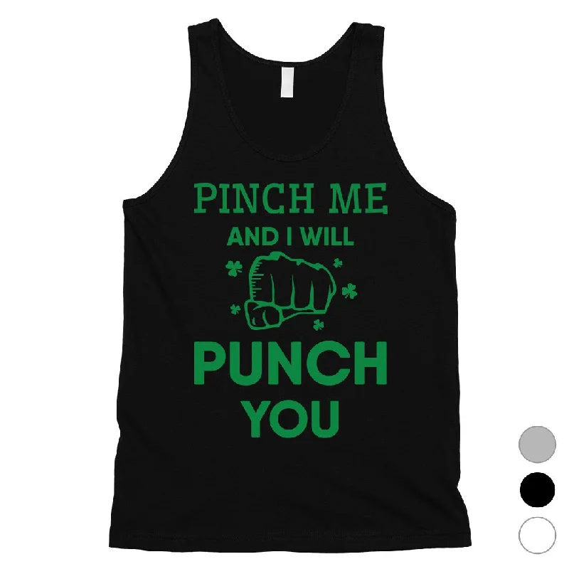 Women's Relaxed Outfit Pinch Me Punch You Mens St Patrick's Day Tank Top Funny Irish Gift