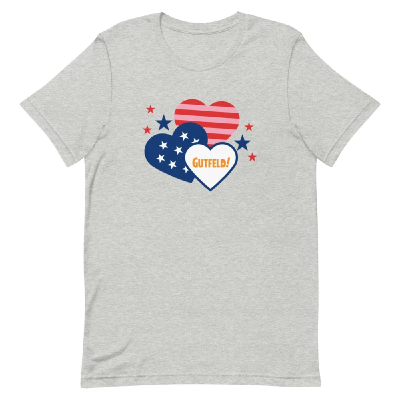 Women's Vintage-Inspired Outfit Gutfeld! Hearts Unisex T-Shirt