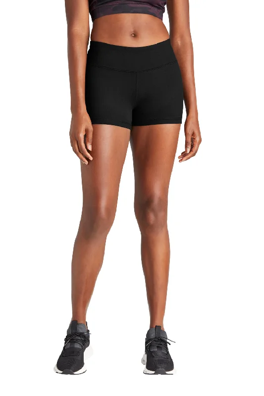 Women's Layered Outfit Sport-Tek Womens Interval Moisture Wicking Shorts - Black