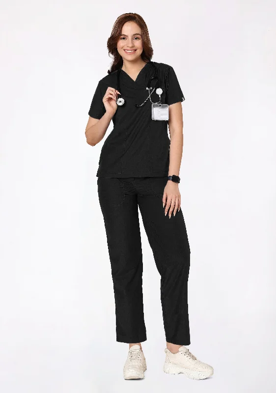 Hot Sale Ecoflex Lite Women's (Black) Scrubs