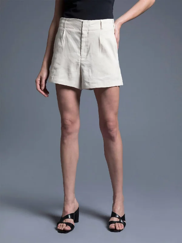 Women's Casual Apparel Rosalia Shorts In Pale Taupe