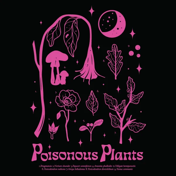 Classic Women's Clothing Styles 'Poisonous Plants' Shirt