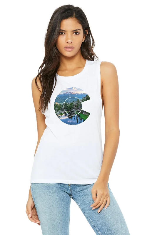 Unleash Your Trendy Side Rocky Mountain Muscle Tank