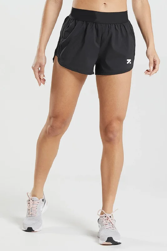 Comfortable Chic Base Black Shorts