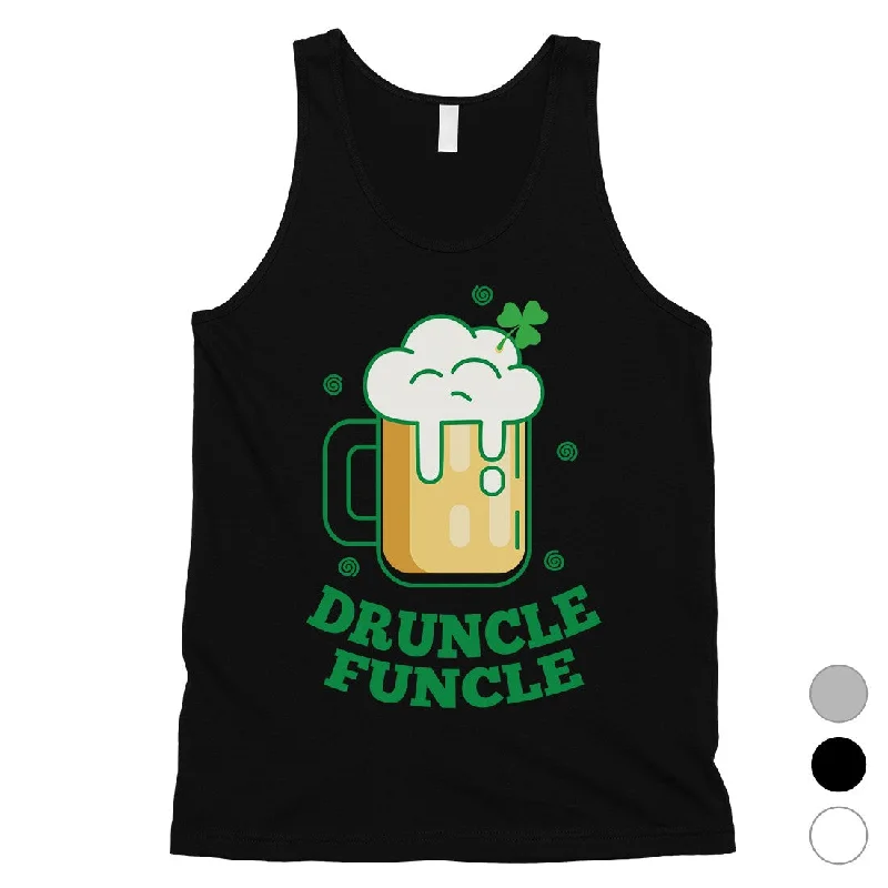 Chic And Edgy Druncle Funcle Uncle Irish Gift Mens Funny Saying Workout Tank Top