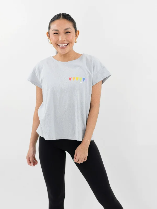 Women's Everyday Attire CorePower Yoga Hearts Top - FINAL SALE