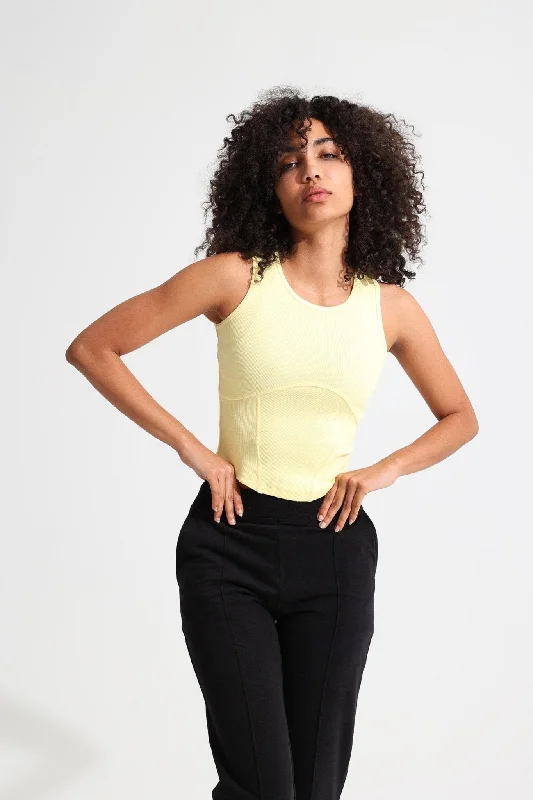 Exclusive Fashion Deals Yellow Coretank Top