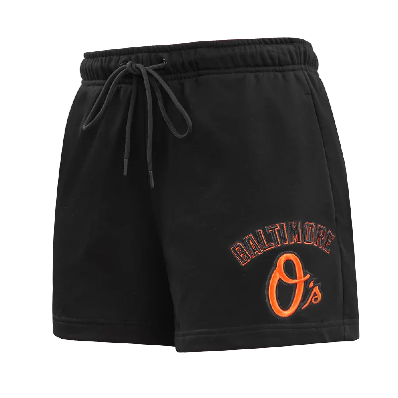 Must Haves MLB BALTIMORE ORIOLES CLASSIC WOMEN'S SHORT (BLACK)