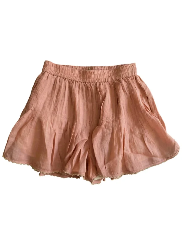 Hot Sale Chelsea Shorts In Mauve