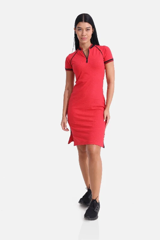 Women's Occasion Wear Clothes Viva Magenta Polo Dress