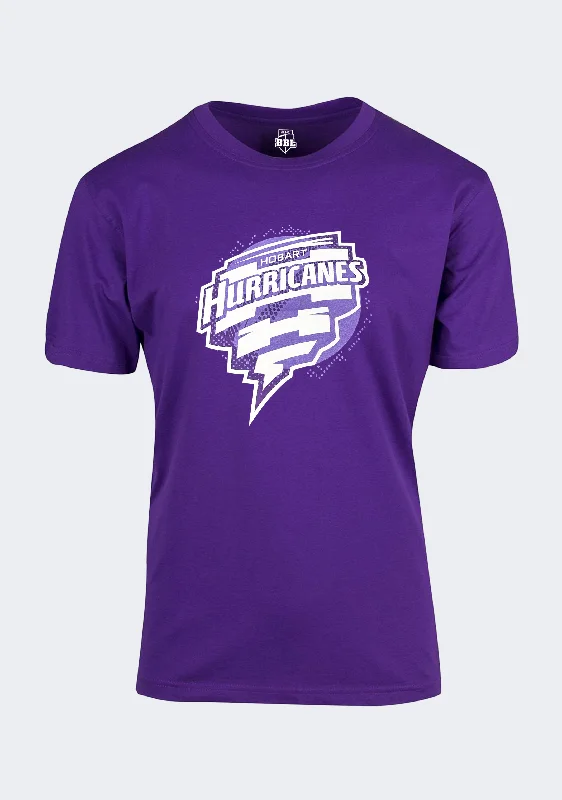 Women's Plus-Size Clothes BBL Hobart Hurricanes Adults Logo Tee