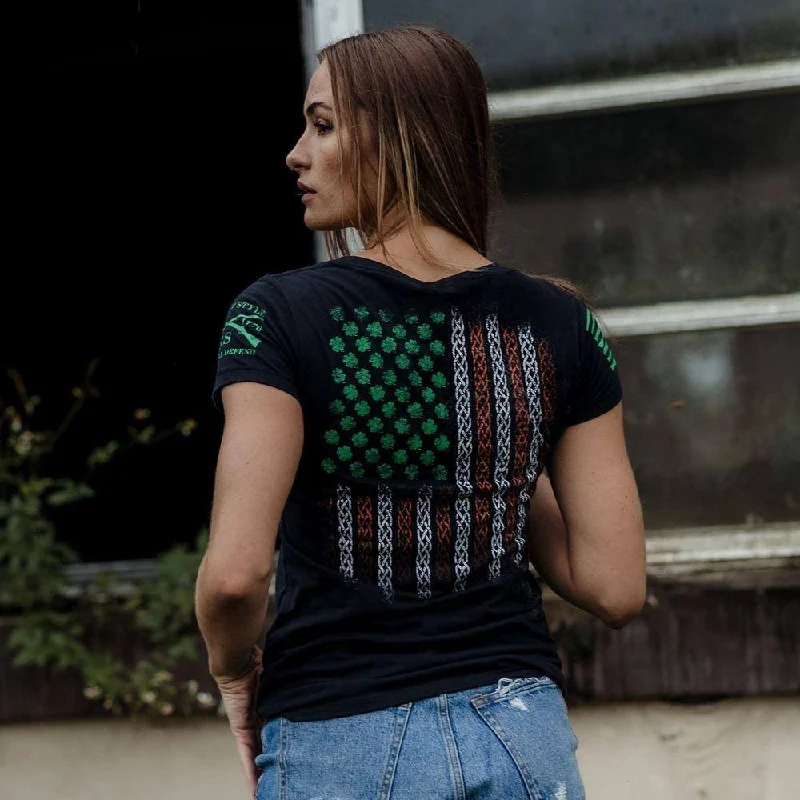 Women's Outerwear Apparel Women's This We'll Defend V-Neck - Irish Colors