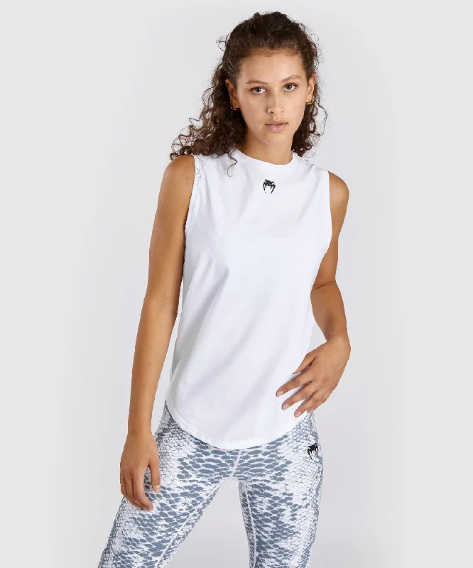 Women's High-Fashion Apparel Venum White Snake Tank Top for Women - White