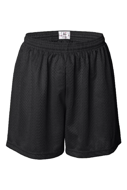 Women's Charming Outfit For Events Badger Womens Pro Mesh Shorts w/ Liner - Black - Closeout