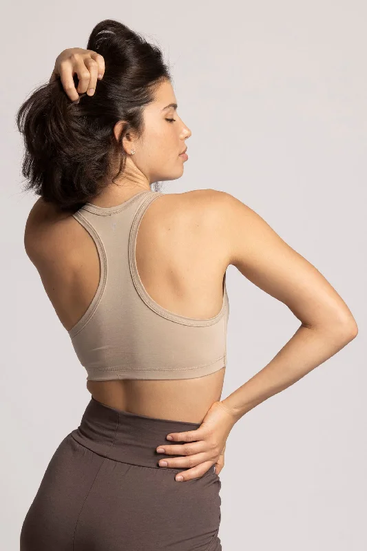 Timeless Style Promotions Organic Cotton Racer-Back Bra