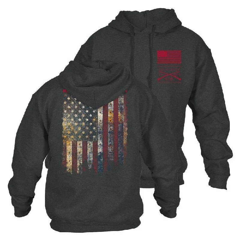 Women's Sporty Chic Clothes Red Blood Blue Collar® Hoodie - Dark Heather