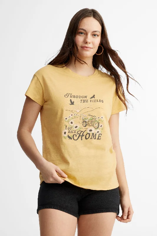 Inspired By You, Designed For You T-shirt imprimé en coton - Femme