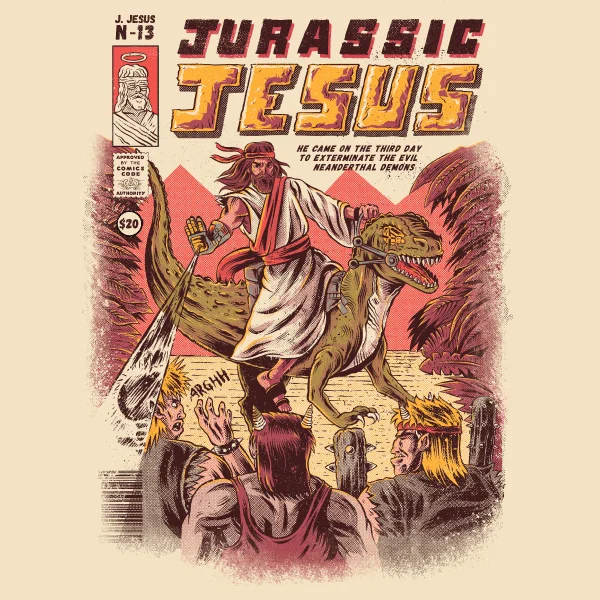 Elegant Clothing For Women 'Jurassic Jesus' Shirt