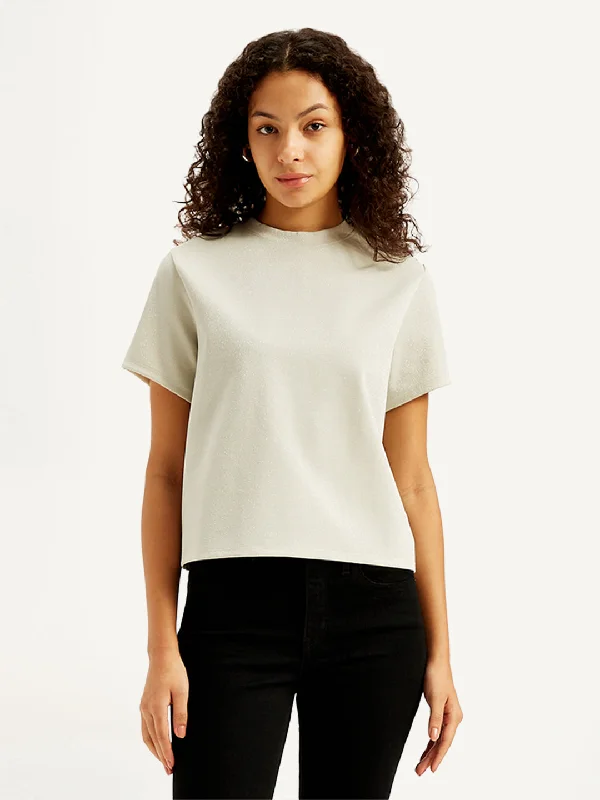 Cozy Comfort Style Sale Women's Embellished Regular Fit T-Shirt