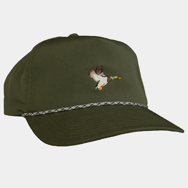 Seize Bargains Green Mallard Rope Hat