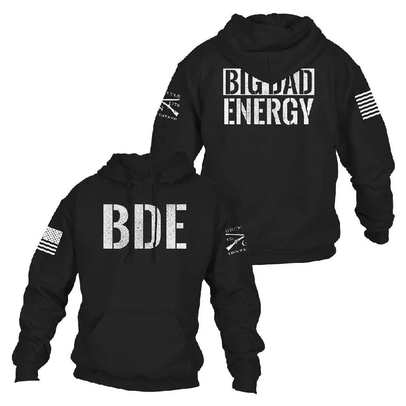 Women's High-Fashion Apparel Big Dad Energy Hoodie - Black