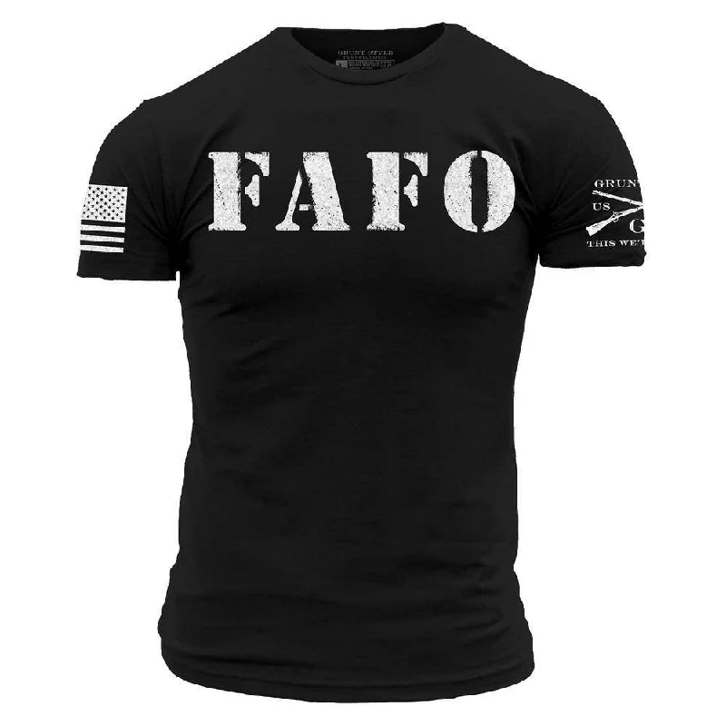 Women's Clothes For Special Occasions FAFO T-Shirt - Black