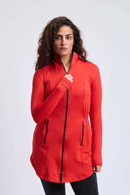 Bold Style Discounts Flame Scarlet Sports Cardigan