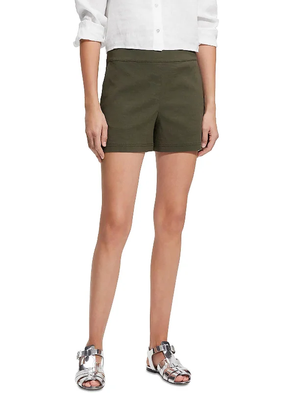 Women's Evening Outfit Womens High Rise Solid Casual Shorts