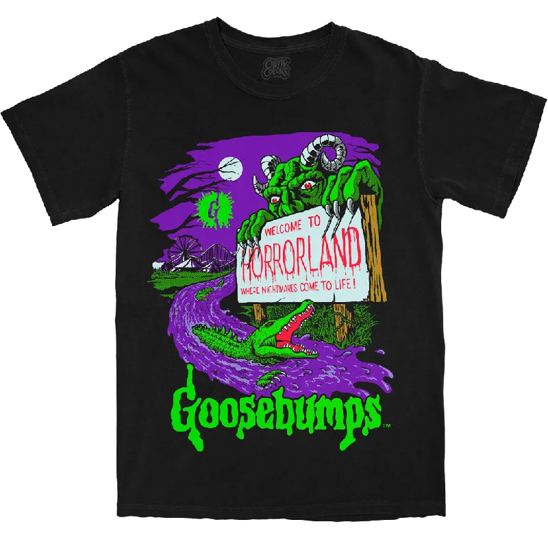 Women's Festive Attire GOOSEBUMPS: ENTER IF YOU DARE - T-SHIRT (COMFORT COLORS)