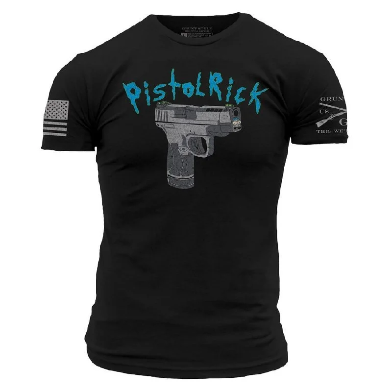 Inspired By You, Designed For You Pistol Rick T-Shirt - Black