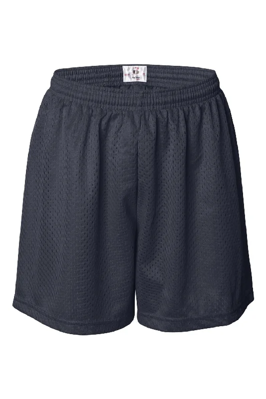 Women's Work Outfit For The Office Badger Womens Pro Mesh Shorts w/ Liner - Navy Blue - Closeout