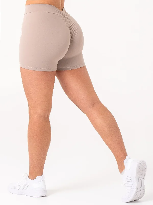 Huge Discounts This Week NKD V Scrunch Shorts - Taupe