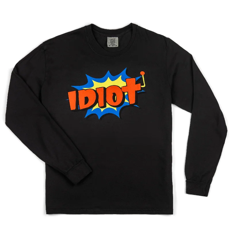 Avant-Garde Style Promotions Idiot Long Sleeve T-Shirt