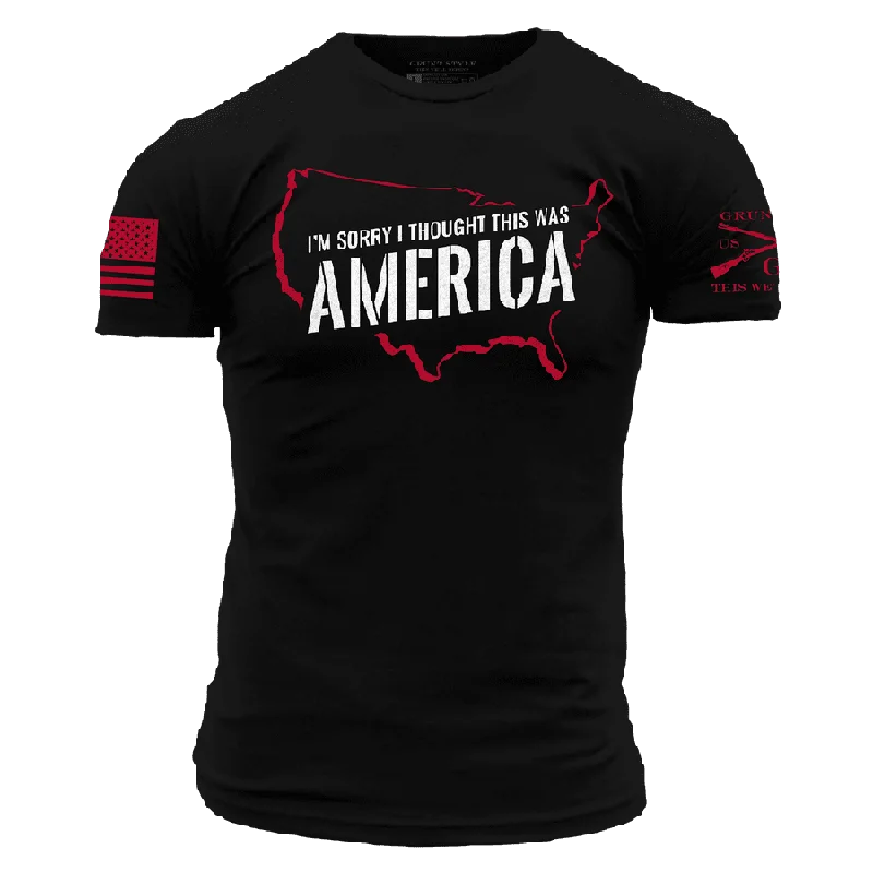 Casual Attire For Women America T-Shirt - Black