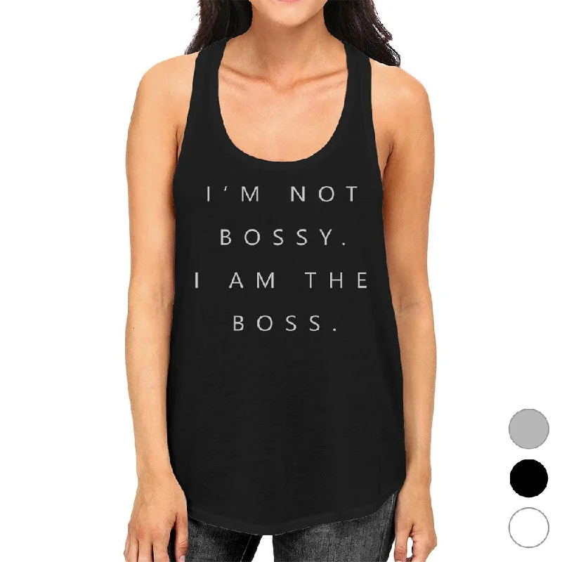 Women's Wedding Apparel I'm Not Bossy Womens Funny Saying Racerback Tank Top Gift For Her